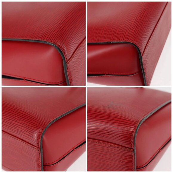 LOUIS VUITTON Epi Duplex Tote Bag Red M52427 LV Auth - Picture 16 of 16